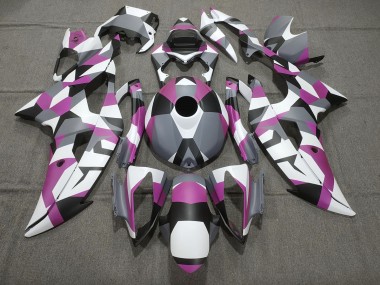 2008-2016 Pink Camo Plain R6 Fairings