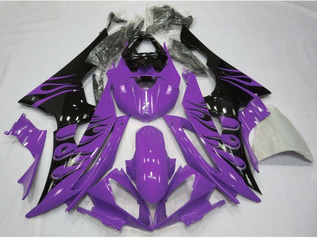 2008-2016 Purple Flame Style R6 Fairings 2008-2016 Purple Flame Style R6 Fairings