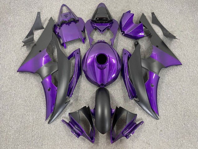 2008-2016 Purple and Matte Black R6 Fairings 2008-2016 Purple and Matte Black R6 Fairings