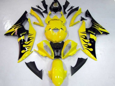 2008-2016 Yellow Flame R6 Fairings