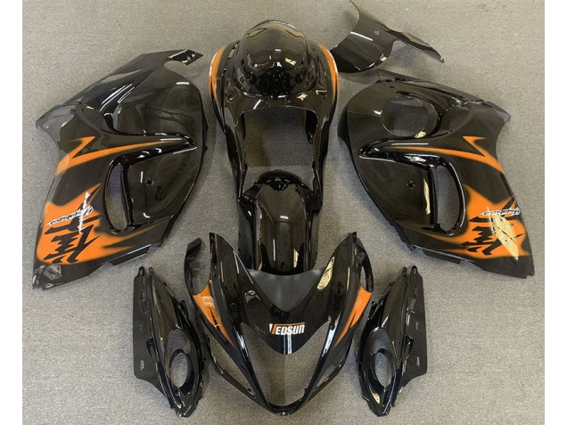 2008-2020 Gloss Black & Orange GSXR 1300 Hayabusa Fairings 2008-2020 Gloss Black & Orange GSXR 1300 Hayabusa Fairings