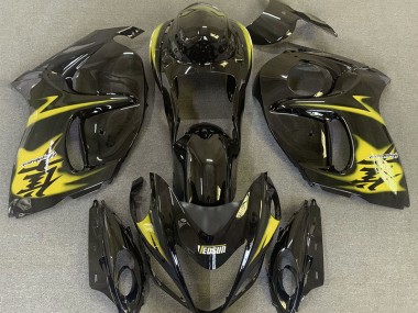 2008-2020 Gloss Black & Yellow GSXR 1300 Hayabusa Fairings