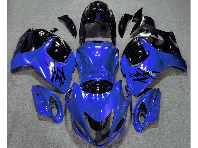 2008-2020 Gloss Blue and Black GSXR 1300 Hayabusa Fairings 2008-2020 Gloss Blue and Black GSXR 1300 Hayabusa Fairings