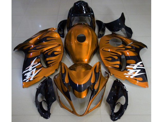 2008-2020 Gloss Orange & Black GSXR 1300 Hayabusa Fairings 2008-2020 Gloss Orange & Black GSXR 1300 Hayabusa Fairings