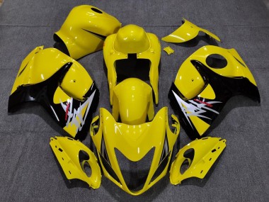 2008-2020 Gloss Yellow with Black Style GSXR 1300 Hayabusa Fairings
