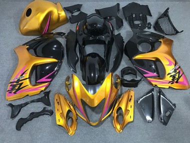 2008-2020 Shiny Gold with Black GSXR 1300 Hayabusa Fairings