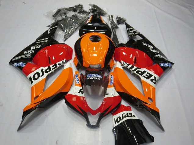 2009-2012 Black Repsol CBR600RR Fairings 2009-2012 Black Repsol CBR600RR Fairings