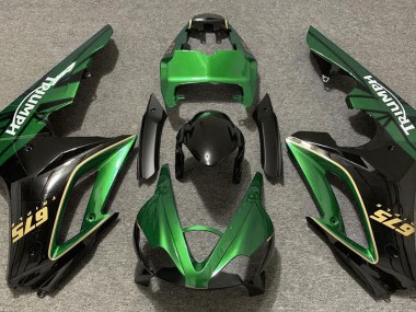 2009-2012 Gloss Green and Black Daytona 675 Fairings