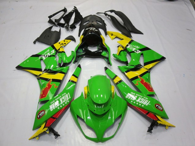 2009-2012 Green Yellow ZX6R Fairings 2009-2012 Green Yellow ZX6R Fairings