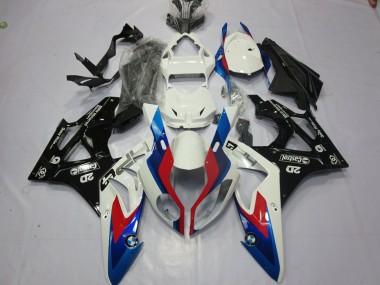 2009-2014 Alien Blue and White S1000RR Fairings