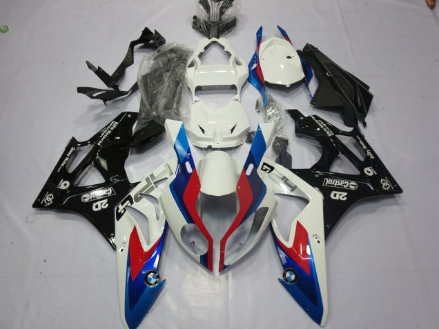 2009-2014 Alien Blue and White S1000RR Fairings 2009-2014 Alien Blue and White S1000RR Fairings