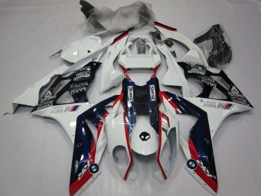 2009-2014 Alien Blue and White S1000RR Fairings