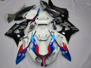 2009-2014 Alien Blue and White S1000RR Fairings