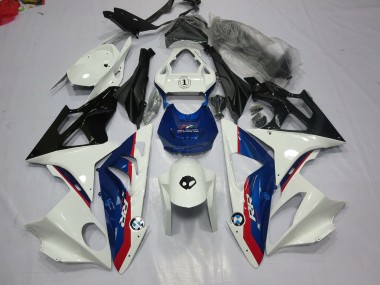 2009-2014 Alien Blue and White S1000RR Fairings