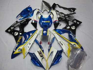 2009-2014 Alien Blue and White S1000RR Fairings