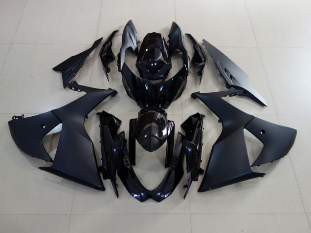 2009-2016 Matte Black and Gloss Black GSXR 1000 Fairings