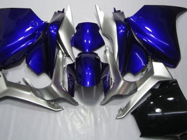 2010-2013 Deep Blue and Silver VFR1200 Fairings