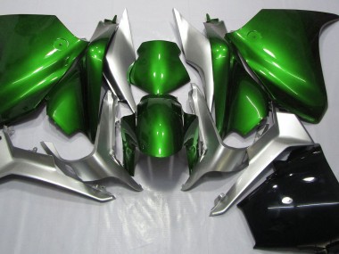 2010-2013 Deep Green and Silver VFR1200 Fairings