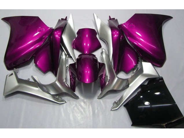 2010-2013 Deep Pink and Silver VFR1200 Fairings