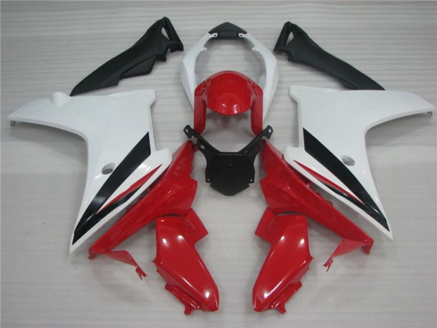 2011-2012 White Black and Red CBR600F Fairings 2011-2012 White Black and Red CBR600F Fairings