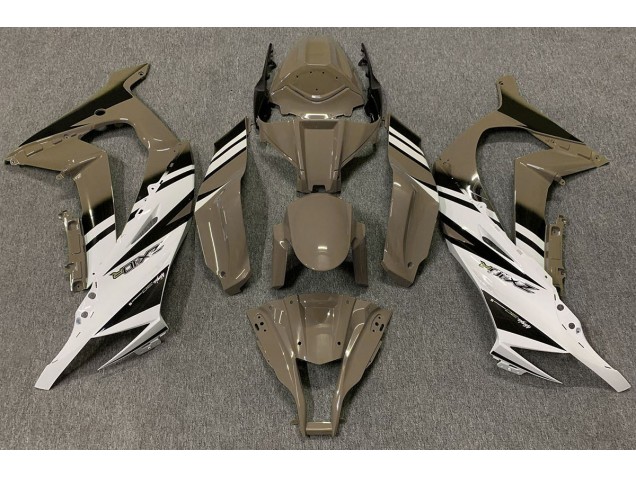 2011-2015 Gloss Brown & White ZX10R Fairings 2011-2015 Gloss Brown & White ZX10R Fairings