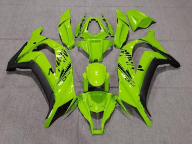 2011-2015 Gloss Green & Black ZX10R Fairings