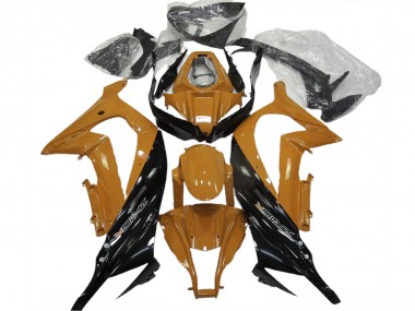 2011-2015 Gloss Orange and Black ZX10R Fairings
