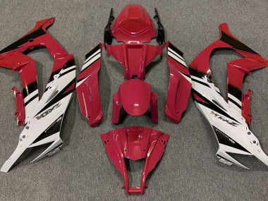 2011-2015 Gloss Red & White ZX10R Fairings