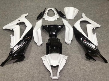 2011-2015 Gloss White / Black ZX10R Fairings