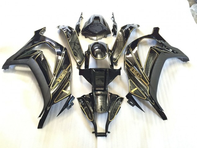 2011-2015 Gold Trim ZX10R Fairings 2011-2015 Gold Trim ZX10R Fairings