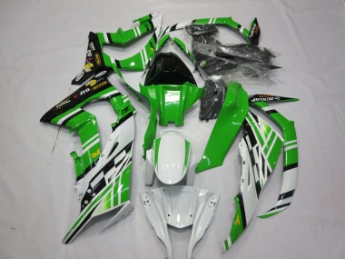 2011-2015 Green White Black 1 ZX10R Fairings