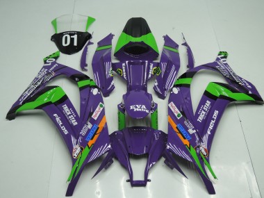 2011-2015 OEM Style Purple ZX10R Fairings