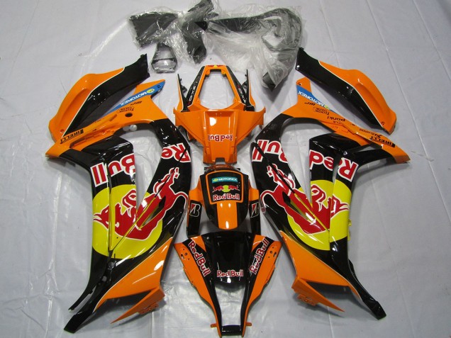 2011-2015 Orange Red bull ZX10R Fairings 2011-2015 Orange Red bull ZX10R Fairings