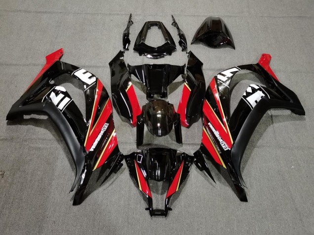 2011-2015 Red Black Special White ZX10R Fairings 2011-2015 Red Black Special White ZX10R Fairings