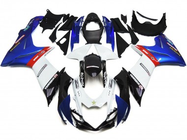 2011-2024 Custom Logos with Blue and Red GSXR 600-750 Fairings