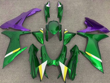 2011-2024 Gloss Green and Purple GSXR 600-750 Fairings