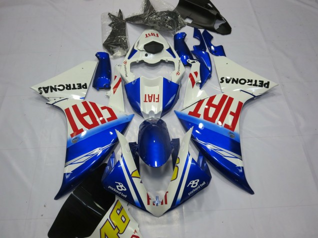2012-2014 Fiat with Light Blue R1 Fairings