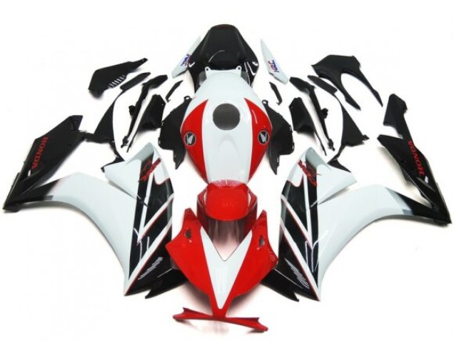 2012-2016 Black and Red / White Gloss CBR1000RR Fairings
