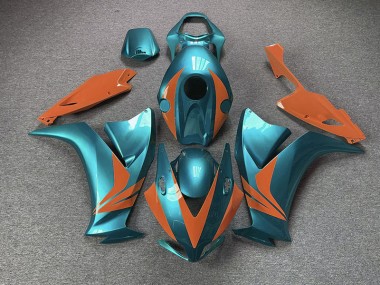 2012-2016 Gloss Cyan and Orange CBR1000RR Fairings