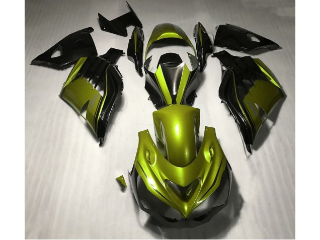 2012-2021 Gloss Yellow and Black ZX14R Fairings 2012-2021 Gloss Yellow and Black ZX14R Fairings