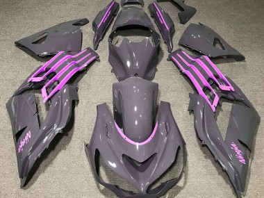 2012-2021 Nardo Grey & Pink ZX14R Fairings