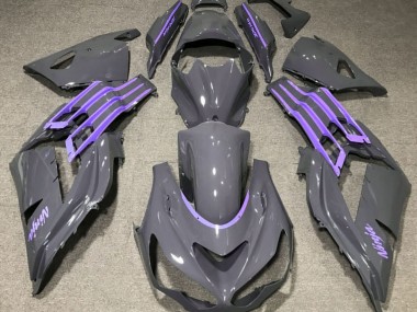 2012-2021 Nardo Grey & Purple ZX14R Fairings