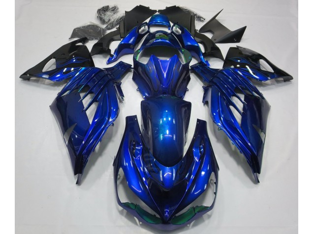 2012-2021 Ocean Blue Gloss ZX14R Fairings 2012-2021 Ocean Blue Gloss ZX14R Fairings