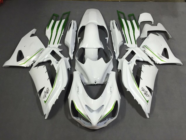 2012-2021 Pearl White Custom ZX14R Fairings 2012-2021 Pearl White Custom ZX14R Fairings