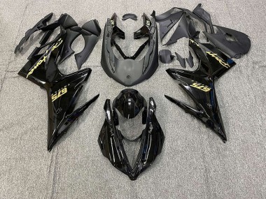 2013-2016 Gloss Black w Gold Daytona 675 Fairings