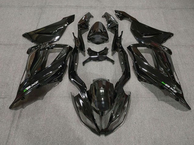 2013-2018 Gloss Black with Decals ZX6R Fairings 2013-2018 Gloss Black with Decals ZX6R Fairings