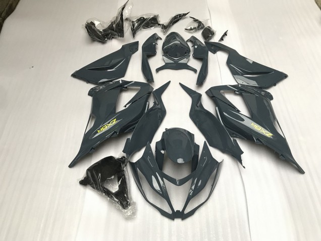 2013-2018 Gloss Grey ZX6R Fairings 2013-2018 Gloss Grey ZX6R Fairings