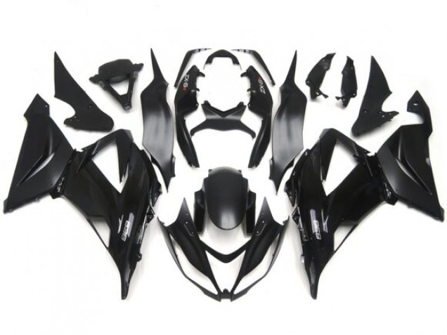 2013-2018 Gloss / Matte Black Plain Slick Decals ZX6R Fairings 2013-2018 Gloss / Matte Black Plain Slick Decals ZX6R Fairings