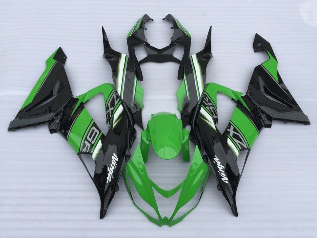 2013-2018 Green and Black High Gloss ZX6R Fairings 2013-2018 Green and Black High Gloss ZX6R Fairings