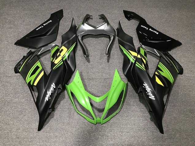 2013-2018 Matte Black & Racing ZX6R Fairings 2013-2018 Matte Black & Racing ZX6R Fairings